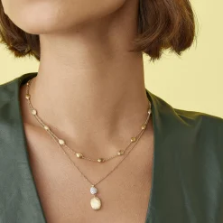 Marco Bicego Siviglia 18ct Yellow Gold Diamond Pendant