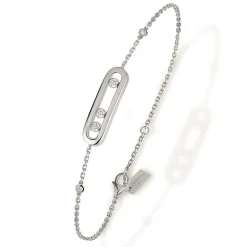 Messika Baby Move 18ct White Gold Diamond Bracelet