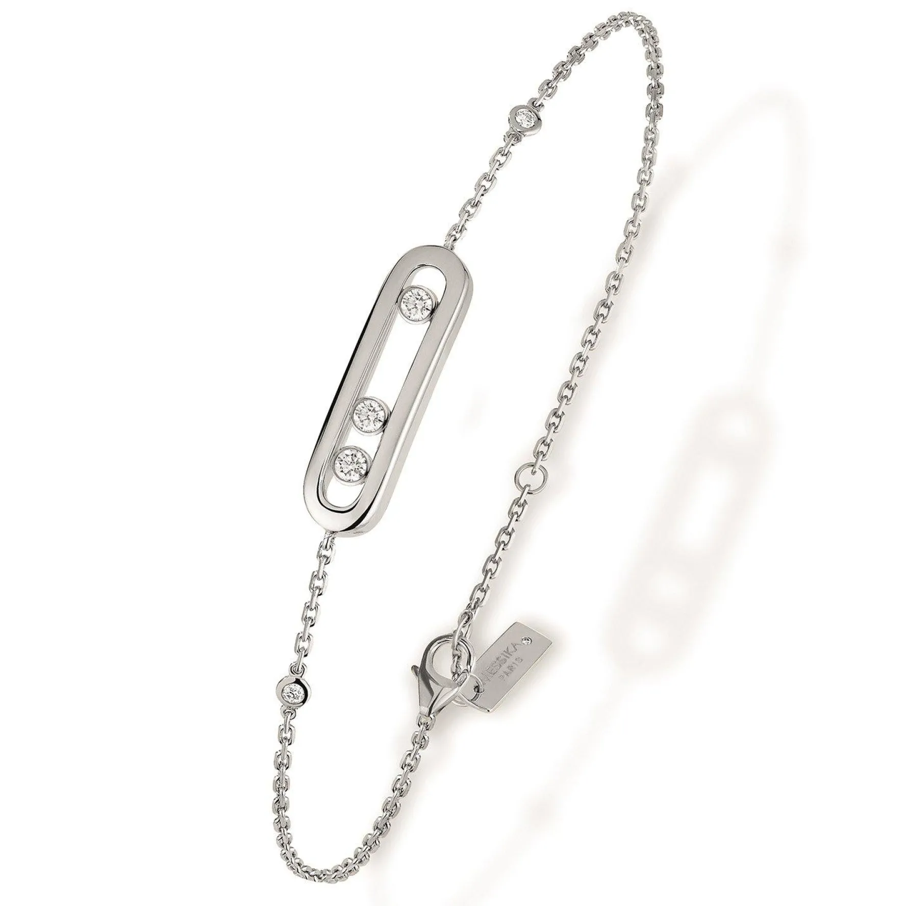 Messika Baby Move 18ct White Gold Diamond Bracelet