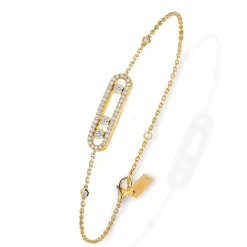 Messika Baby Move 18ct Yellow Gold Diamond Bracelet