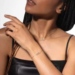 Messika Baby Move 18ct Yellow Gold Diamond Bracelet