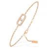 Messika Care(s) 18ct Pink Gold Diamond Pavé Bracelet