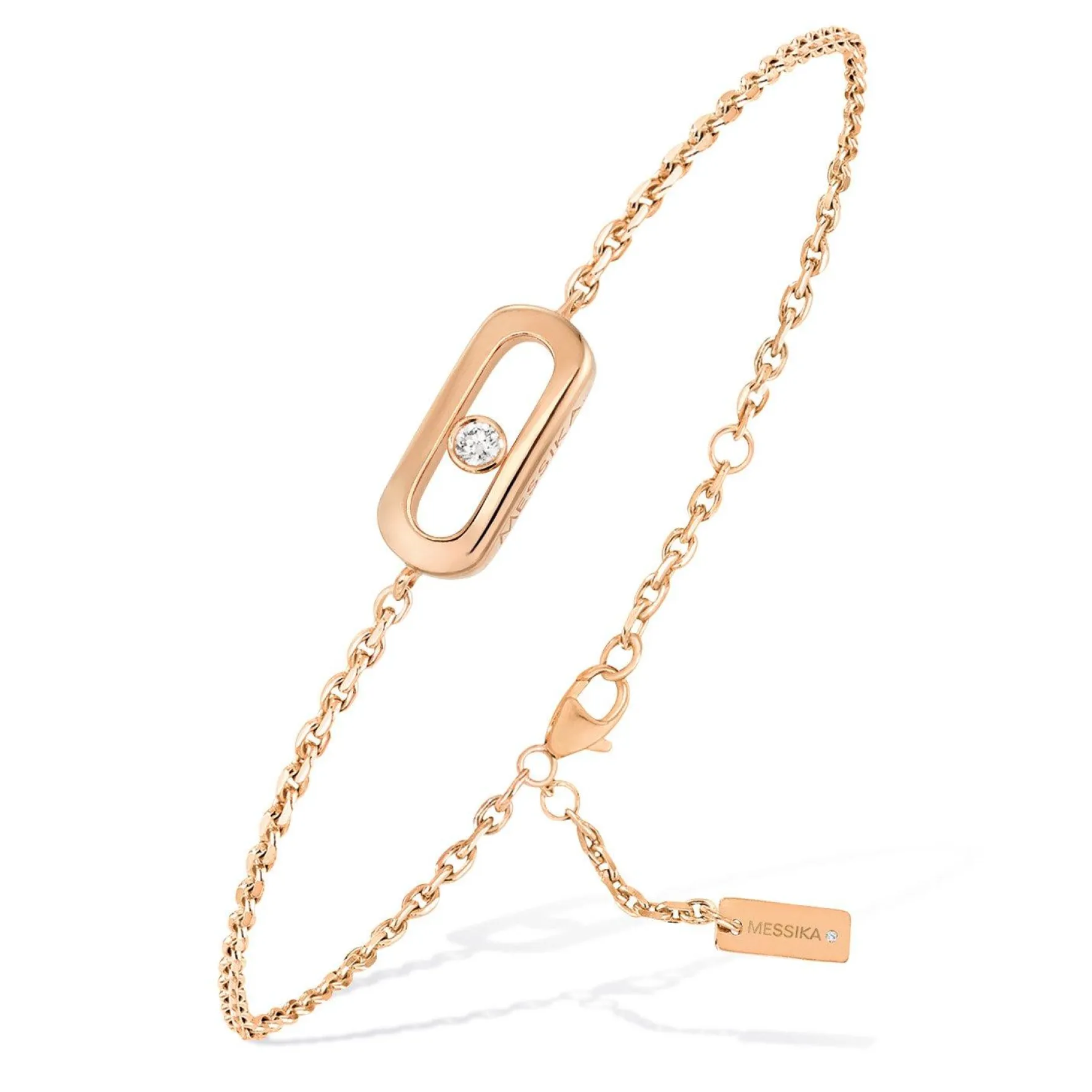 Messika Care(s) 18ct Pink Gold Diamond Bracelet