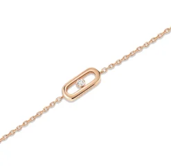 Messika Care(s) 18ct Pink Gold Diamond Bracelet