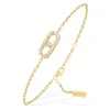 Messika Care(s) 18ct Yellow Gold Diamond Pavé Bracelet