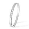Messika Move Noa 18ct White Gold Diamond Semi Pavé Bangle