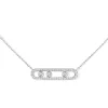 Messika Move Pavé 18ct White Gold Diamond Necklace