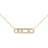 Messika Move Pavé 18ct Yellow Gold Diamond Necklace