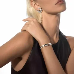 Messika Move Romane 18ct White Gold Diamond Bangle