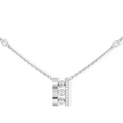 Messika Move Romane 18ct White Gold Diamond Necklace