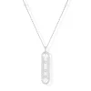 Messika Move 10th 18ct White Gold Diamond Necklace