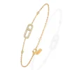 Messika Move Uno Pavé 18ct Yellow Gold Diamond Bracelet