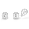 Messika My Twin 1+2 18ct White Gold Diamond Earrings