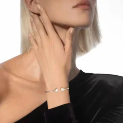 Messika My Twin Toi & Moi 18ct White Gold Diamond Bangle