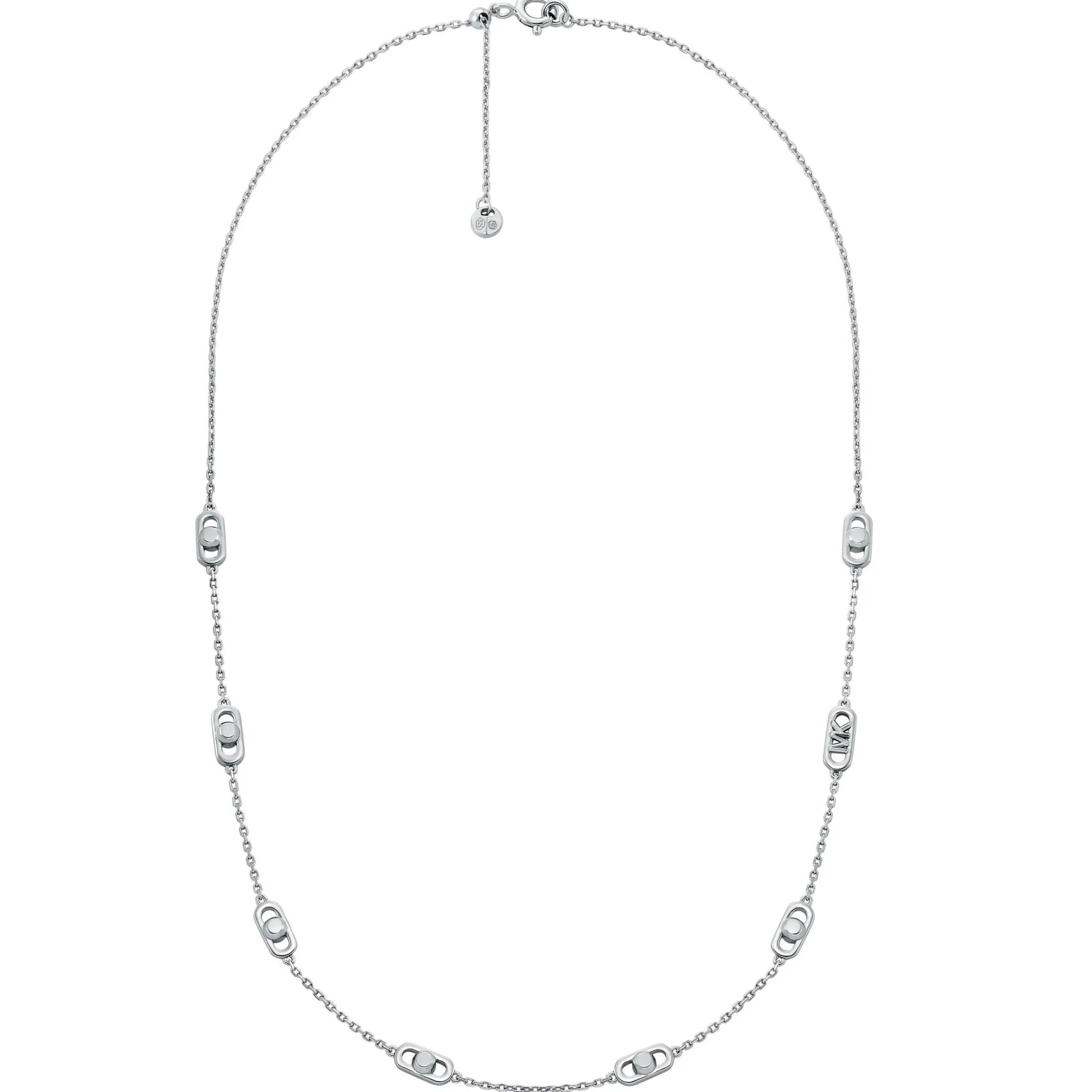 Michael Kors Astor Link Silver Necklace