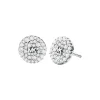 Michael Kors Brilliance Silver Cubic Zirconia Stud Earrings