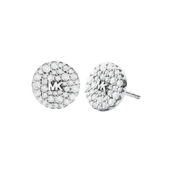 Michael Kors Brilliance Silver Cubic Zirconia Stud Earrings