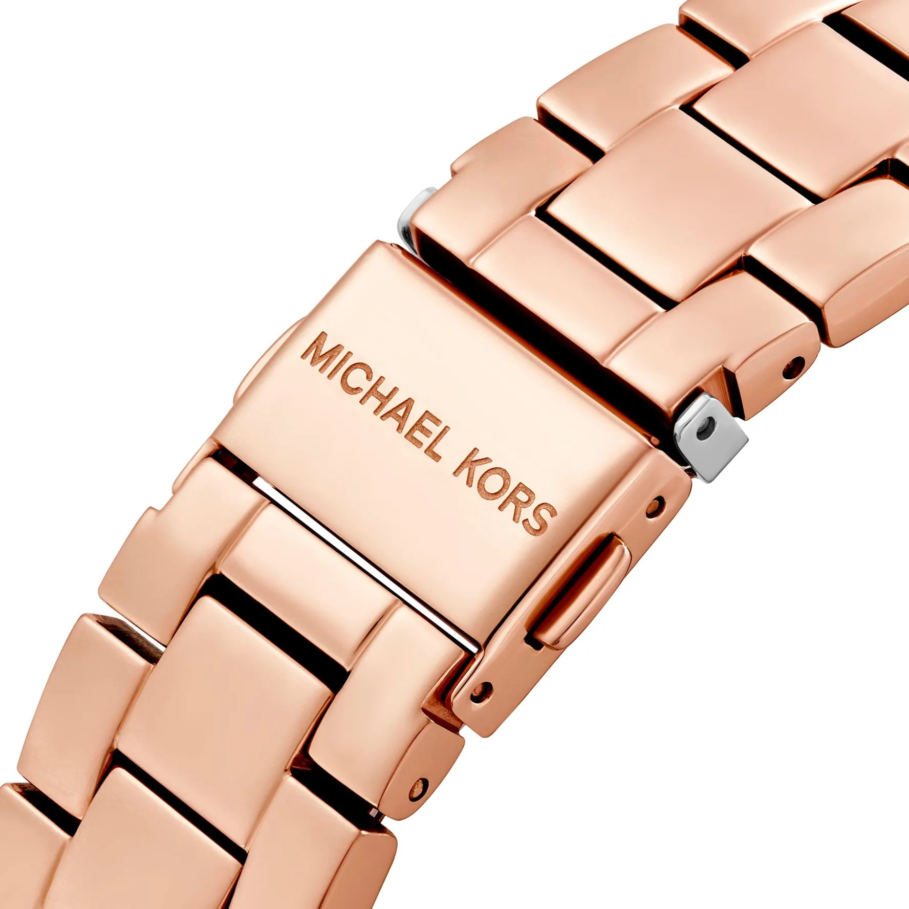 Michael Kors Bryant 37mm Rose Gold Tone Crystal Chronograph Ladies Watch