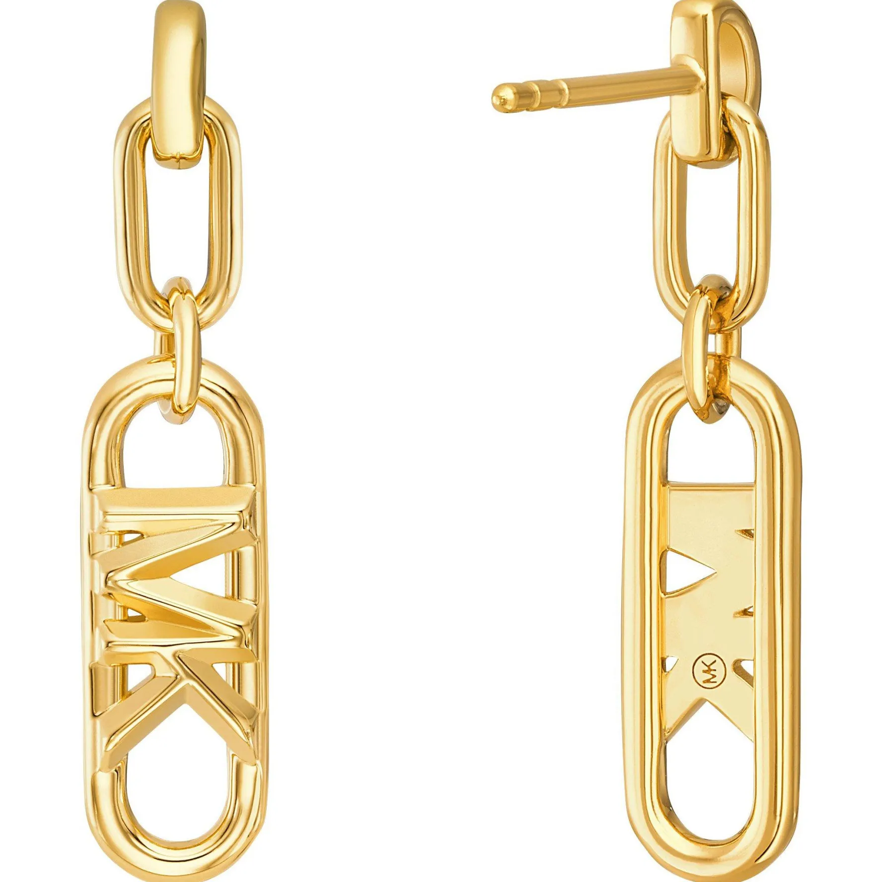 Michael Kors 14ct Yellow Gold Plated Drop Earrings