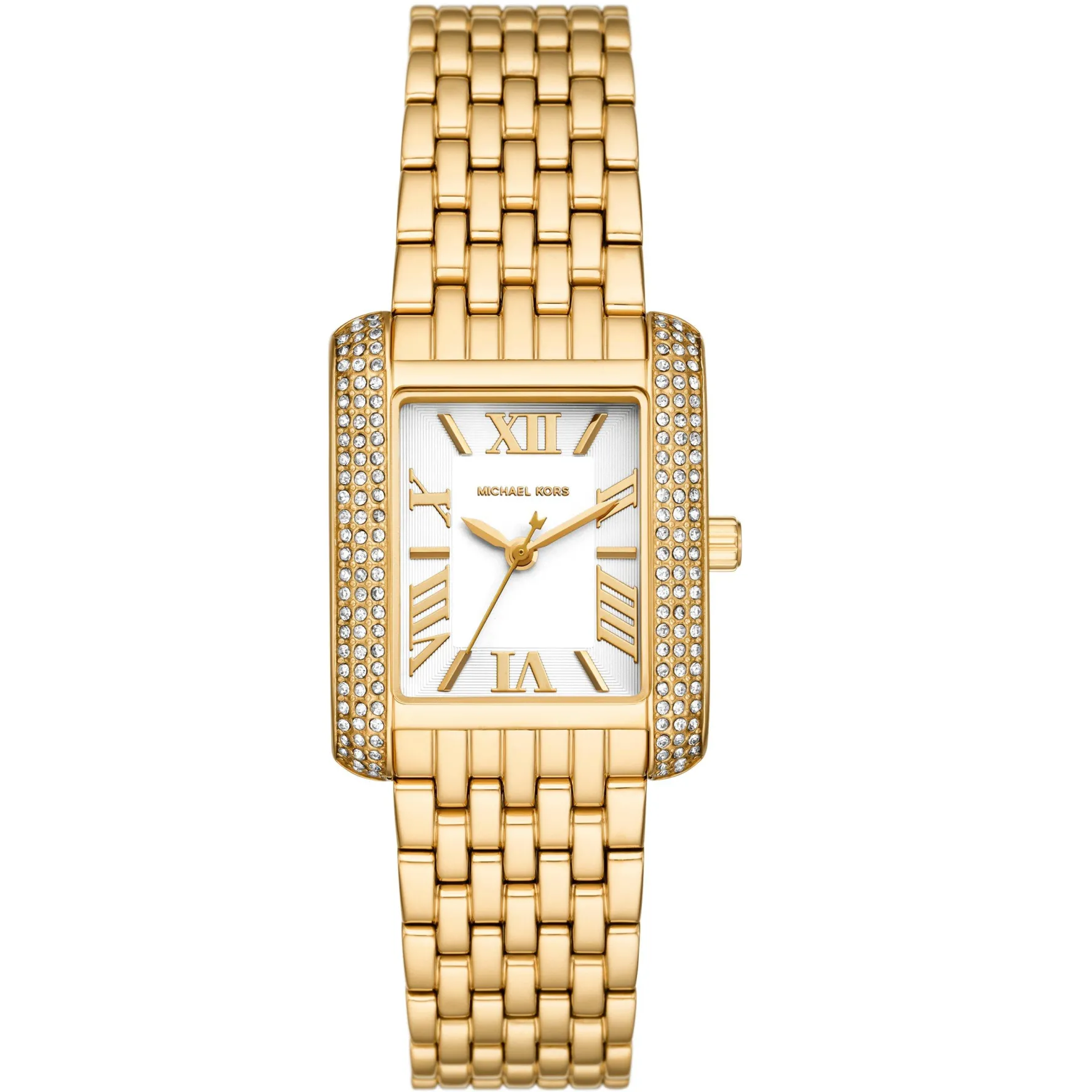 Michael Kors Emery 27mm Yellow Gold Tone Crystal Ladies Watch