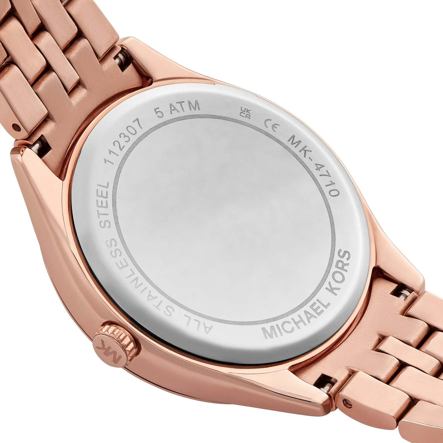 Michael Kors Harlowe 38mm Rose Gold Tone Crystal Ladies Watch