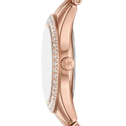 Michael Kors Harlowe 33mm Rose Gold Tone Crystal Ladies Watch