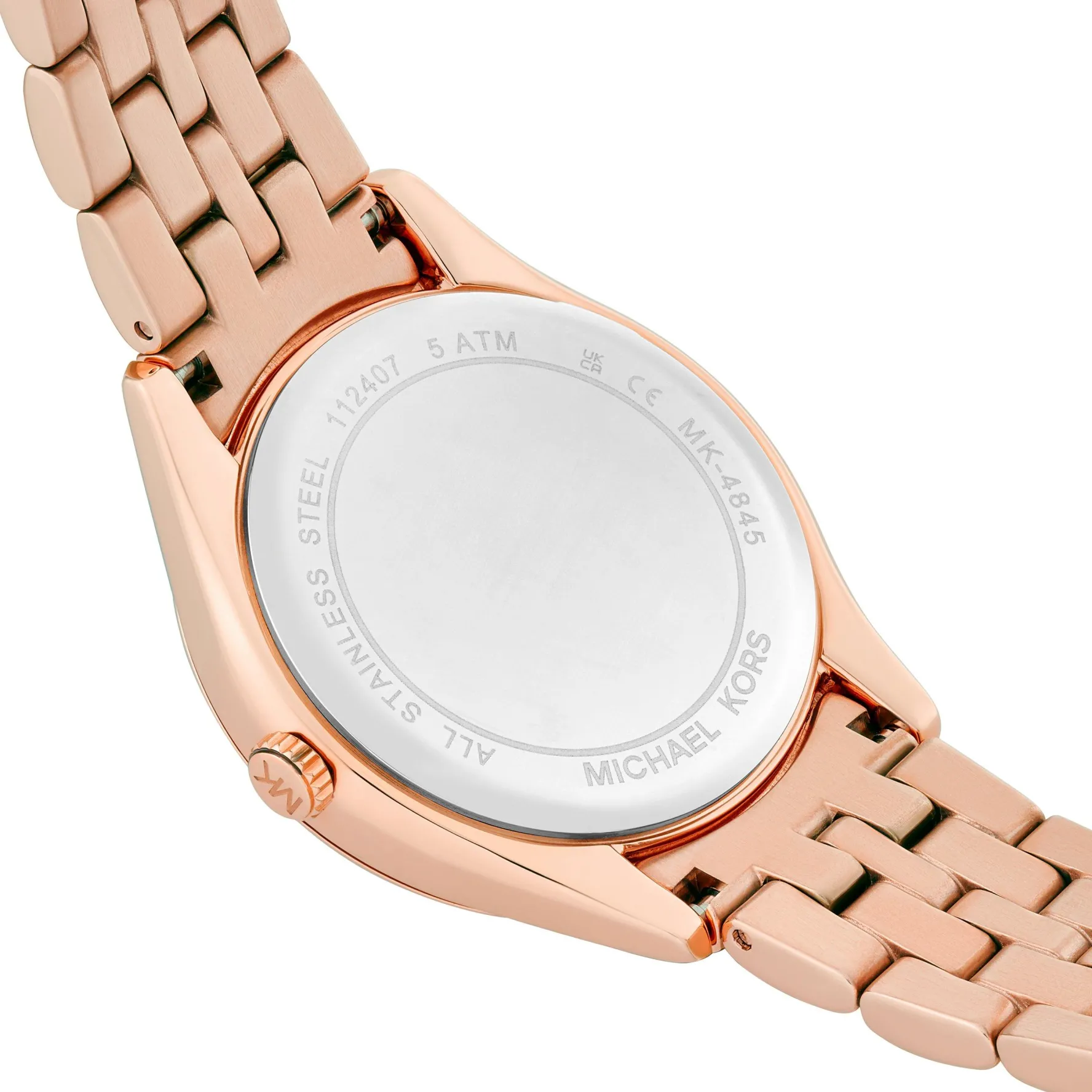 Michael Kors Harlowe 33mm Rose Gold Tone Crystal Ladies Watch