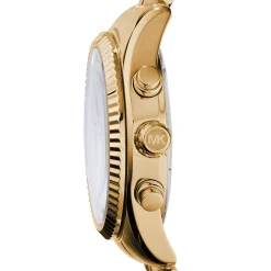 Michael Kors Lexington 38mm Yellow Gold Tone Chronograph Ladies Watch
