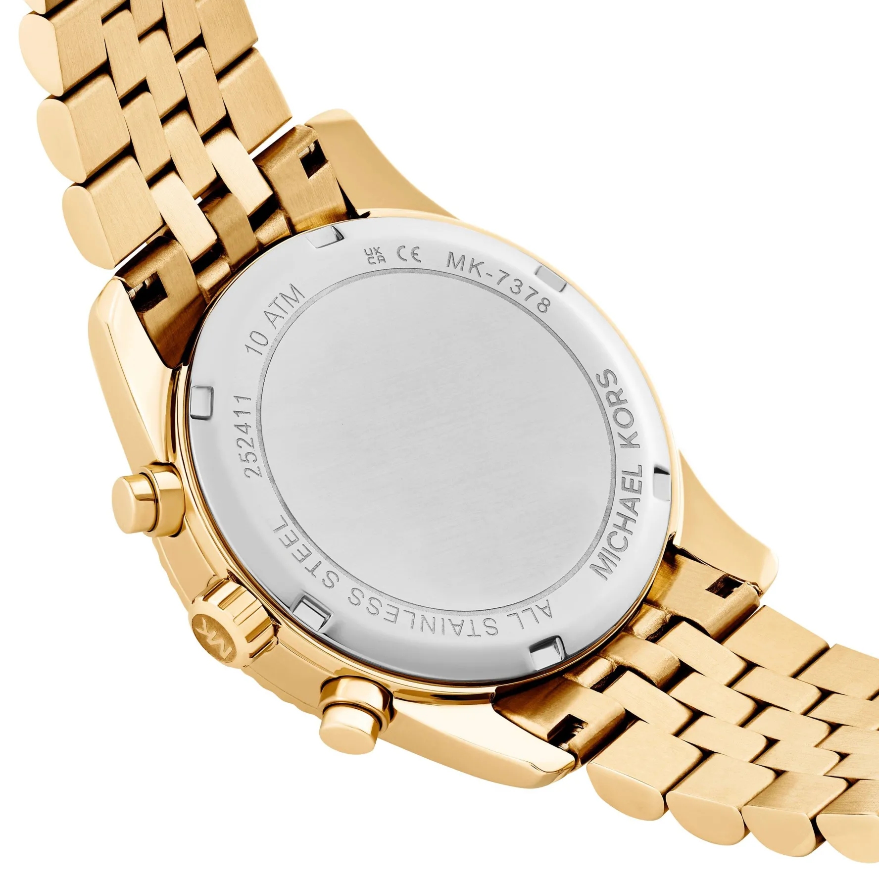 Michael Kors Lexington 38mm Yellow Gold Tone Chronograph Ladies Watch