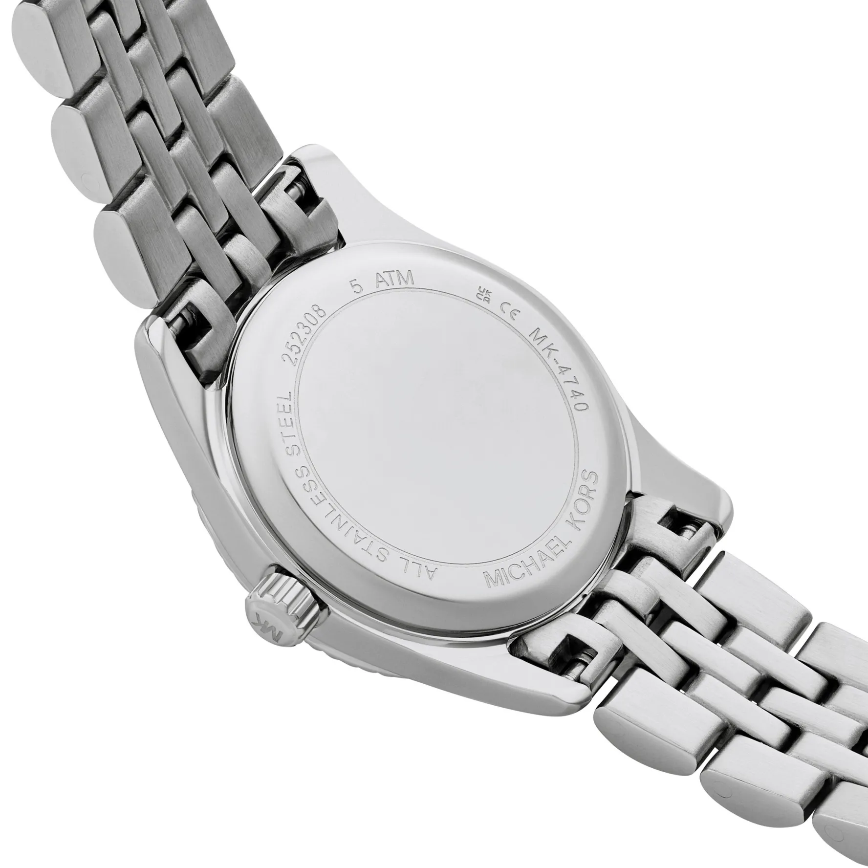 Michael Kors Lexington 26mm Stainless Steel and Yellow Gold Tone Crystal Ladies Watch