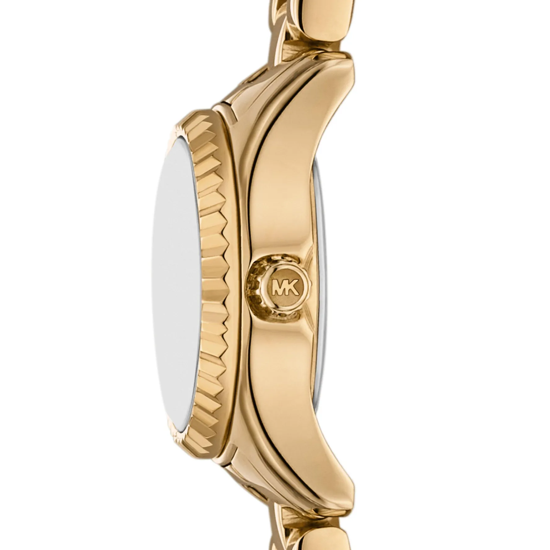 Michael Kors 19mm Yellow Gold Tone Crystal Ladies Watch