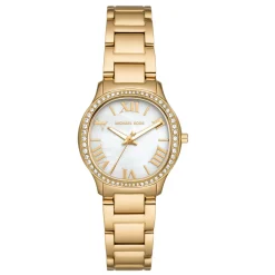 Michael Kors Sage 31mm Yellow Gold Tone Crystal Ladies Watch