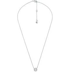 Michael Kors Silver Cubic Zirconia Necklace