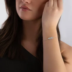 Michael Kors Silver Cubic Zirconia Bracelet