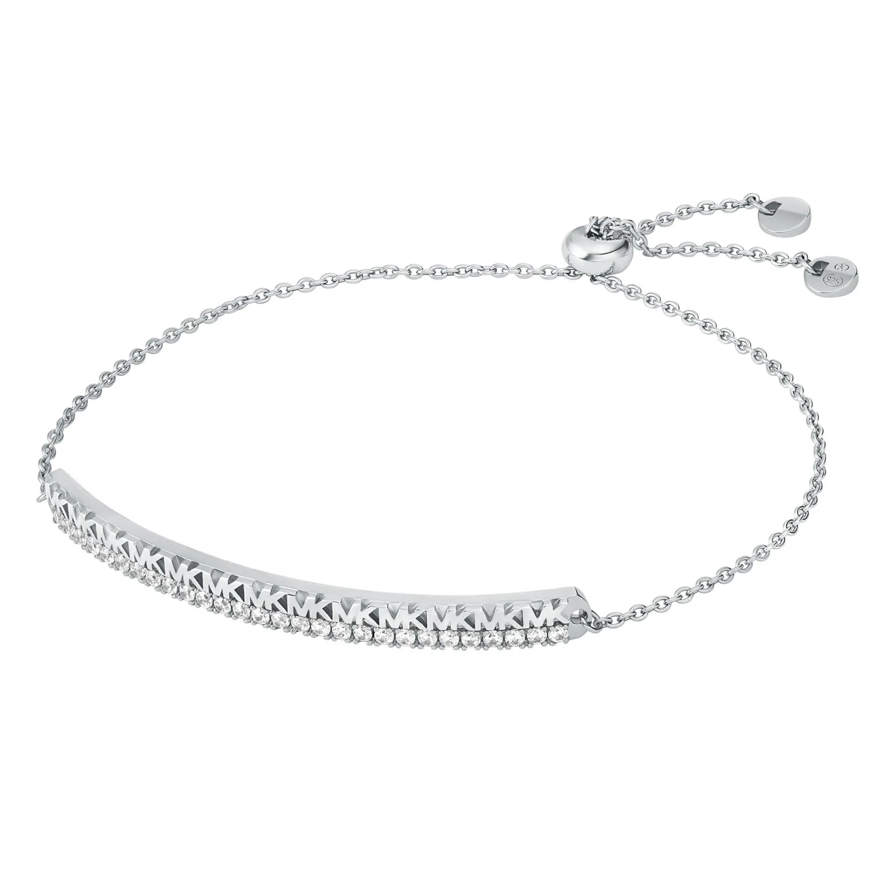 Michael Kors Silver Cubic Zirconia Bracelet