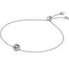 Michael Kors Silver Cubic Zirconia Slider Bracelet