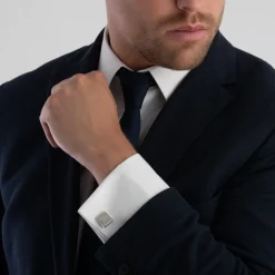 OMEGA Aqua Stainless Steel 007 James Bond Cufflinks