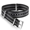 OMEGA Black and Grey Nato Watch Strap