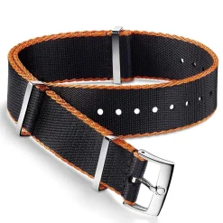 OMEGA Black and Orange Nato Watch Strap