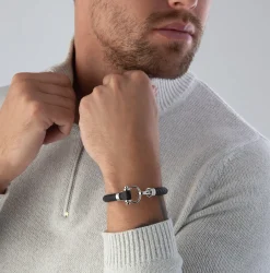 OMEGA Black Rubber Bracelet