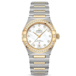 OMEGA Constellation 29mm 18K Gold Diamond Automatic Ladies Watch
