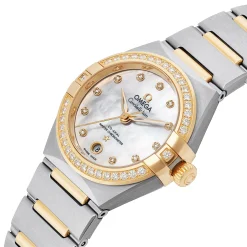 OMEGA Constellation 29mm 18K Gold Diamond Automatic Ladies Watch