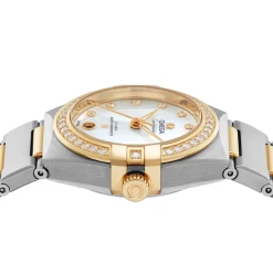OMEGA Constellation 29mm 18K Gold Diamond Automatic Ladies Watch