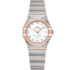 OMEGA Constellation 25mm 18K Sedna Gold Diamond Ladies Watch