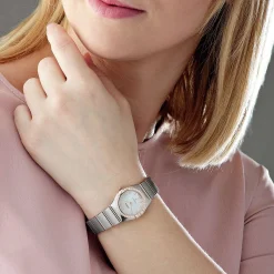 OMEGA Constellation 25mm 18K Sedna Gold Diamond Ladies Watch
