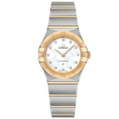 OMEGA Constellation 25mm 18K Gold Diamond Ladies Watch