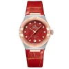 OMEGA Constellation 29mm 18K Sedna Gold Co-Axial Master Chronometer Ladies Watch