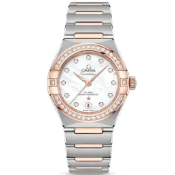 OMEGA Constellation 29mm 18K Sedna Gold Diamond Automatic Ladies Watch
