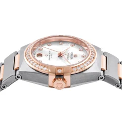 OMEGA Constellation 29mm 18K Sedna Gold Diamond Automatic Ladies Watch