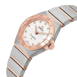 OMEGA Constellation 25mm 18K Sedna Gold Diamond Ladies Watch
